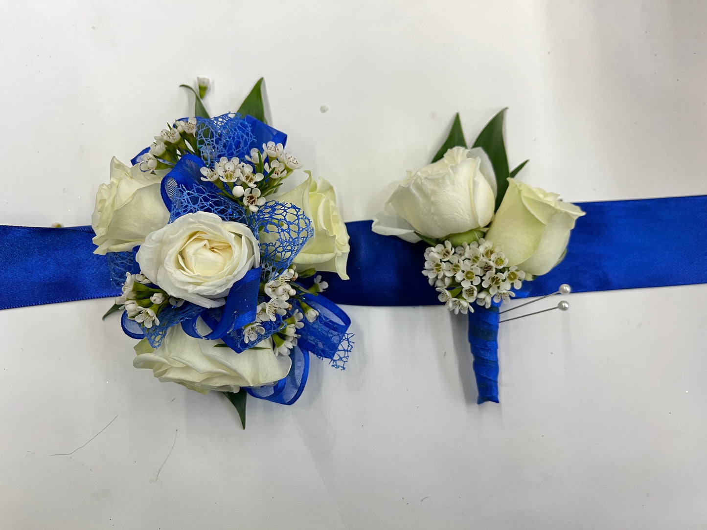 Rose & Wax Corsage