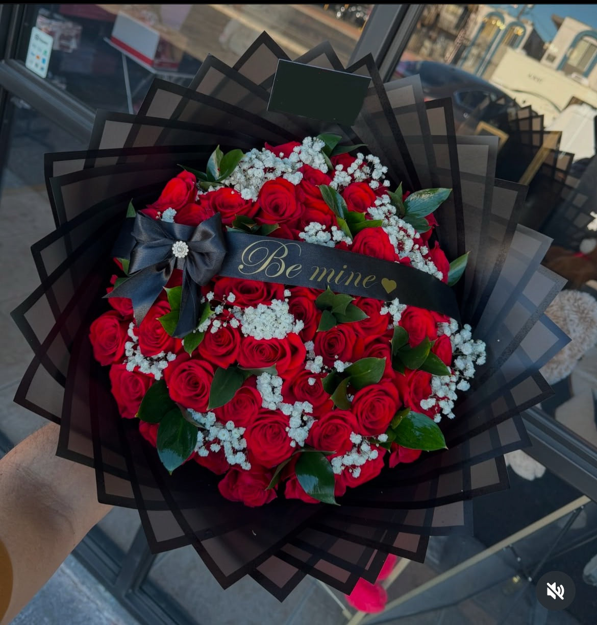 Ramo de rosas rojas apasionadas