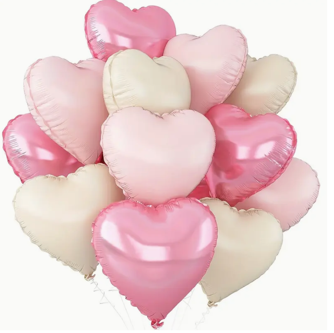 Globos de corazón