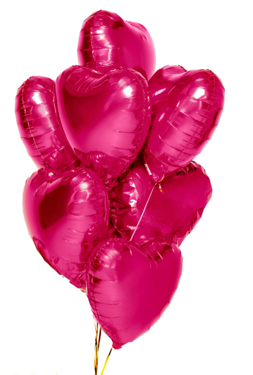 Globos de corazón