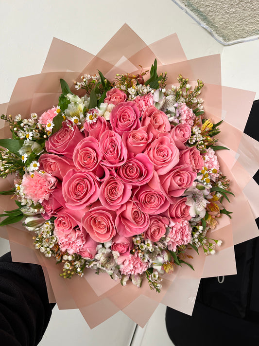 Mezcla de pétalos de rosa