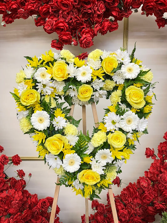 Sympathy Heart Wreath